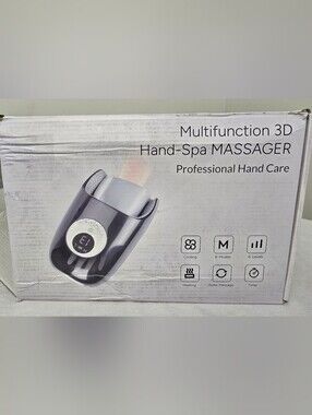 Multifunction 3D Hand-Spa Massager 6 Levels Black Professional Hand Care